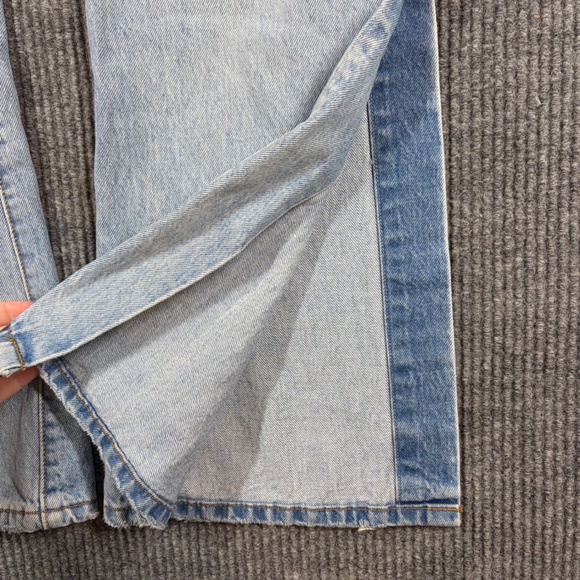 Levi's Jeans Women's 27 Premium Ribcage Split Flare Light Wash Blue Denim Casual - Picture 3 of 10